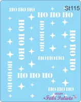 ST115 Stencil  Hohoho