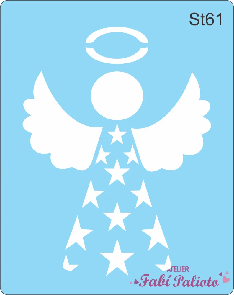 ST61  Stencil  Anjo Grande