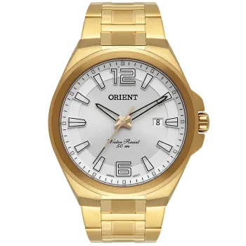 RELÓGIO ORIENT SPORT MASCULINO CLÁSSICO MGSS1236 DOURADO
