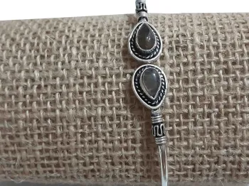 ESGOTADO Pulseira Quartzo Fosco  Alpaca - Foto 2