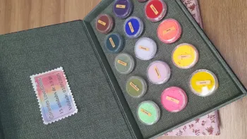 Caixa Maleta Kit Corantes Importado 15 Cores  - Foto 2