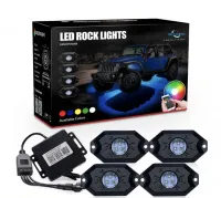 ROCKLIGHTS PRO RGB KIT C/4 + VEDAÇÕES