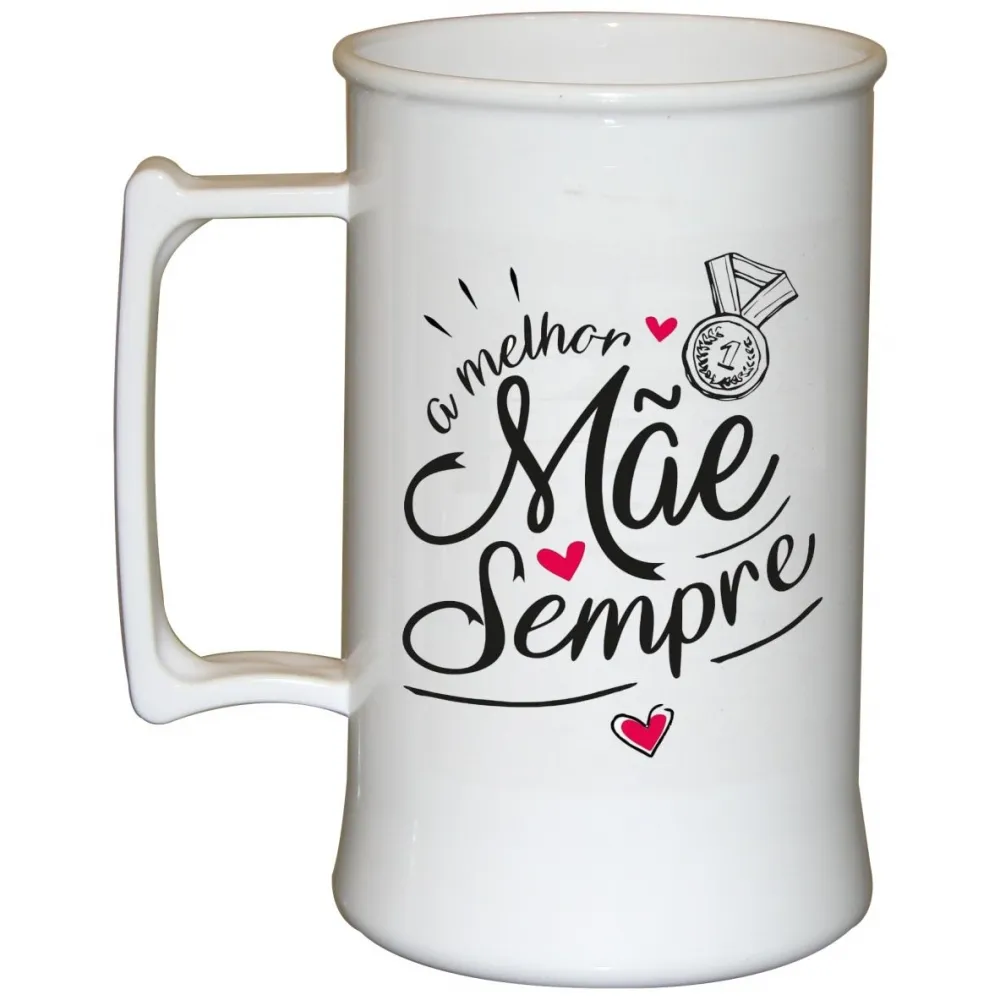 Canecas De Chopp Acrílico 300ml Dia Das Mães!