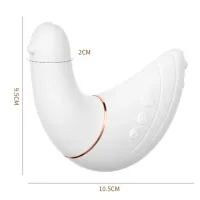 Vibrador com Pontas Duplas Recarregável USB - ES034 - Foto 4