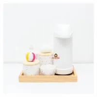 Kit Higiene Praia - Bola + Nuvem - 6 peças - Poá 