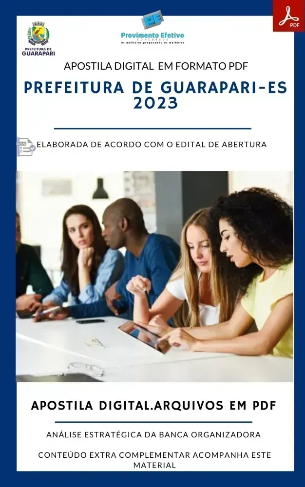 Apostila Prefeitura Guarapari ES Médico Psiquiatra 2023 Imagem