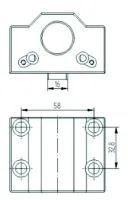 Suporte ferramenta VDI para torre cnc furo 25 mm - Foto 6