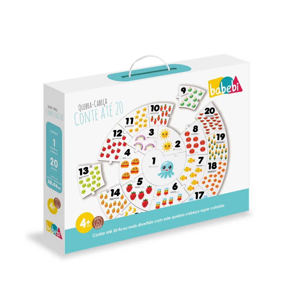Quebra-Cabeça Conte até 20 Imagem