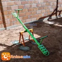 Gangorra de Ferro Simples Assento Fibra