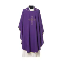 Kit 5 Casulas Bordado Cruz  - Foto 4