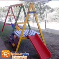 Playground Mirim Balanço com Escorregador - Foto 2