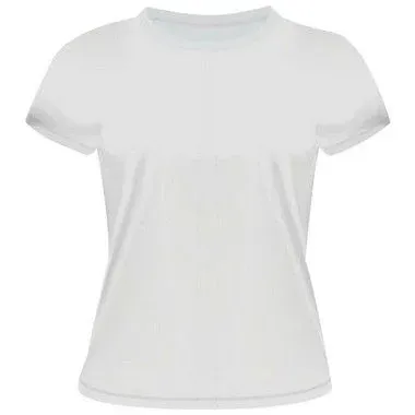 CAMISETA BRANCA BABY LOOK ANTIPILING 