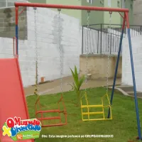 Balanço Duplo com Escorregador Chapa - Foto 2