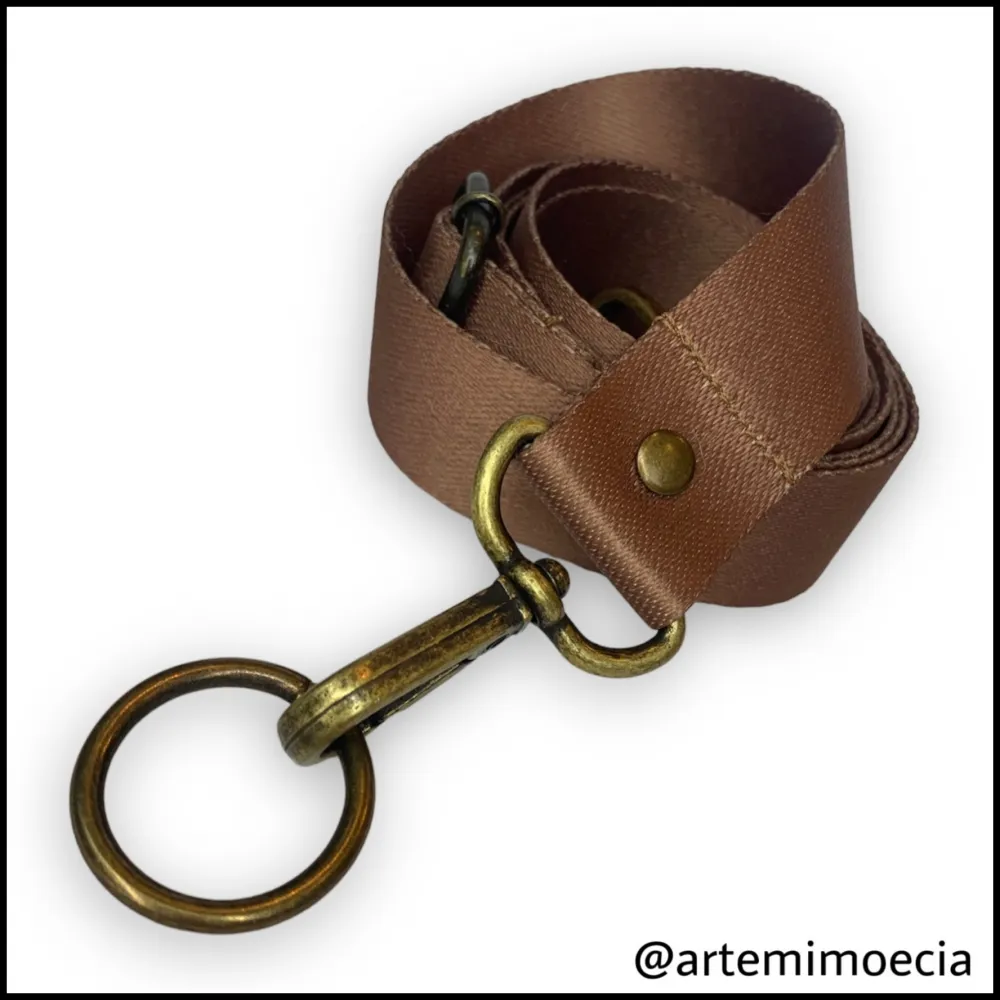ALÇA TIRACOLO EM POLIESTER 3cm COM REGULAGEM 