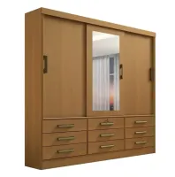 Guarda-Roupa 3 Portas Meridian D´doro
