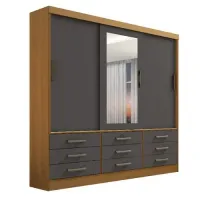 Guarda-Roupa 3 Portas Meridian D´doro - Foto 3