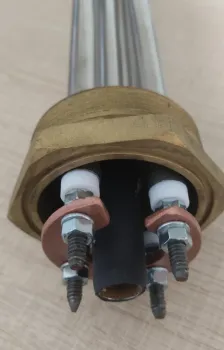 RESISTENCIA AUTOCLAVE 8000W -230 C/ PÇO P/ TERM 60CM - Foto 2