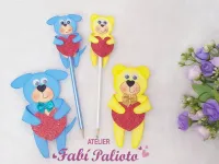 G1.333  Gabarito de Moldes em MDF Abracinho de Pet - Foto 3