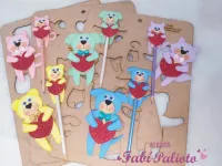 G1.333  Gabarito de Moldes em MDF Abracinho de Pet - Foto 6