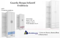 Guarda-Roupa Infantil Evidência cores - Foto 7