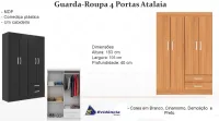 Guarda-Roupa Atalaia 4 pts 1,04 - Foto 4