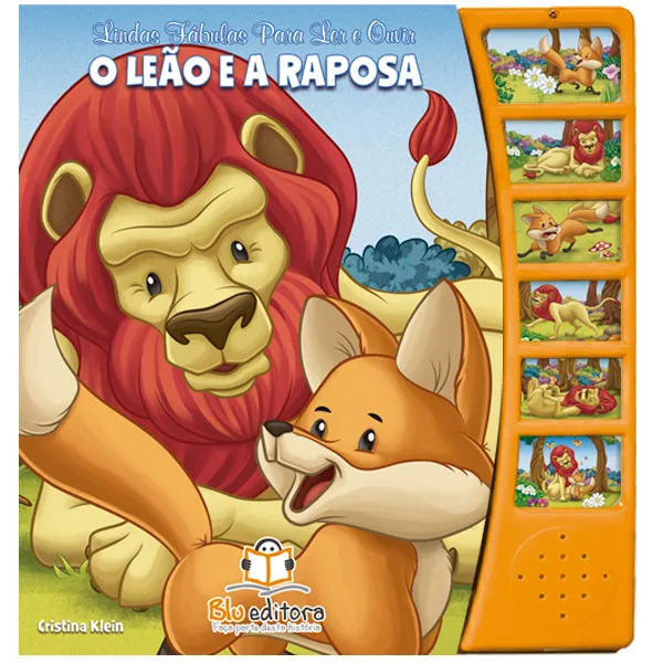 Lindas Fábulas para Ler e Ouvir - O Leão e a Raposa Imagem