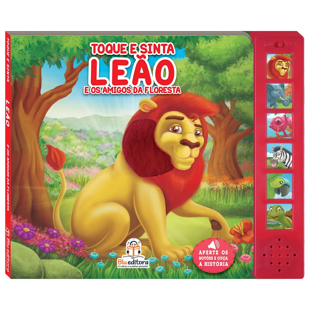 Toque e sinta: Leão e os amigos da floresta (sonoro) Imagem