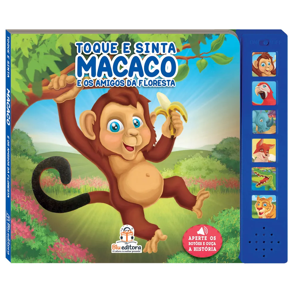 Toque e sinta: Macaco e os amigos da floresta (sonoro)