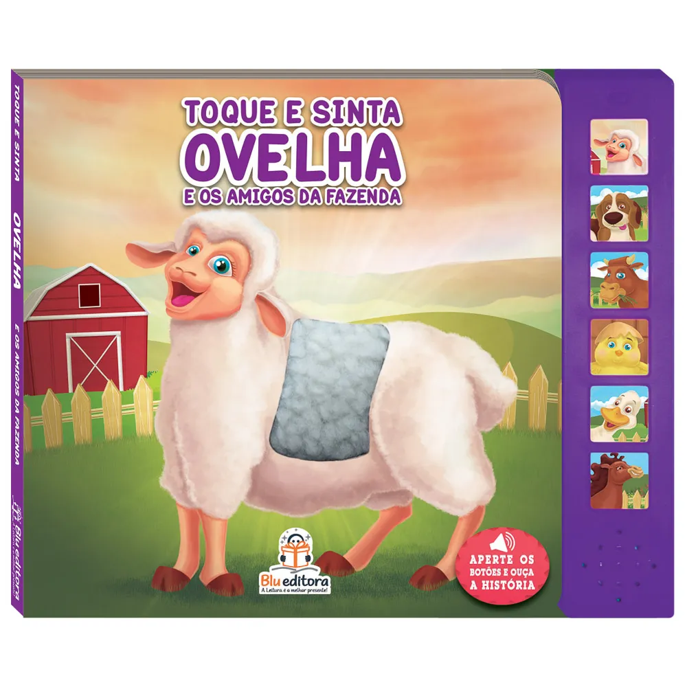 Toque e sinta: Ovelha e os amigos da fazenda (sonoro)