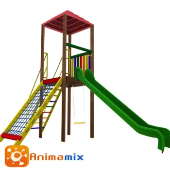 Playground  casa Tarzan 1 escoregador - Foto 2