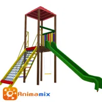 Playground  casa Tarzan 1 escoregador - Foto 2