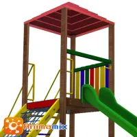 Playground  casa Tarzan 1 escoregador - Foto 3