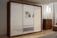 Guarda-Roupa Paradizzo Gold 3 portas correr 2.42 mt 100% MDF - Foto 7