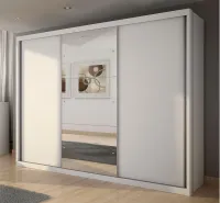 Guarda-Roupa Paradizzo Gold 3 portas correr 2.42 mt 100% MDF - Foto 8