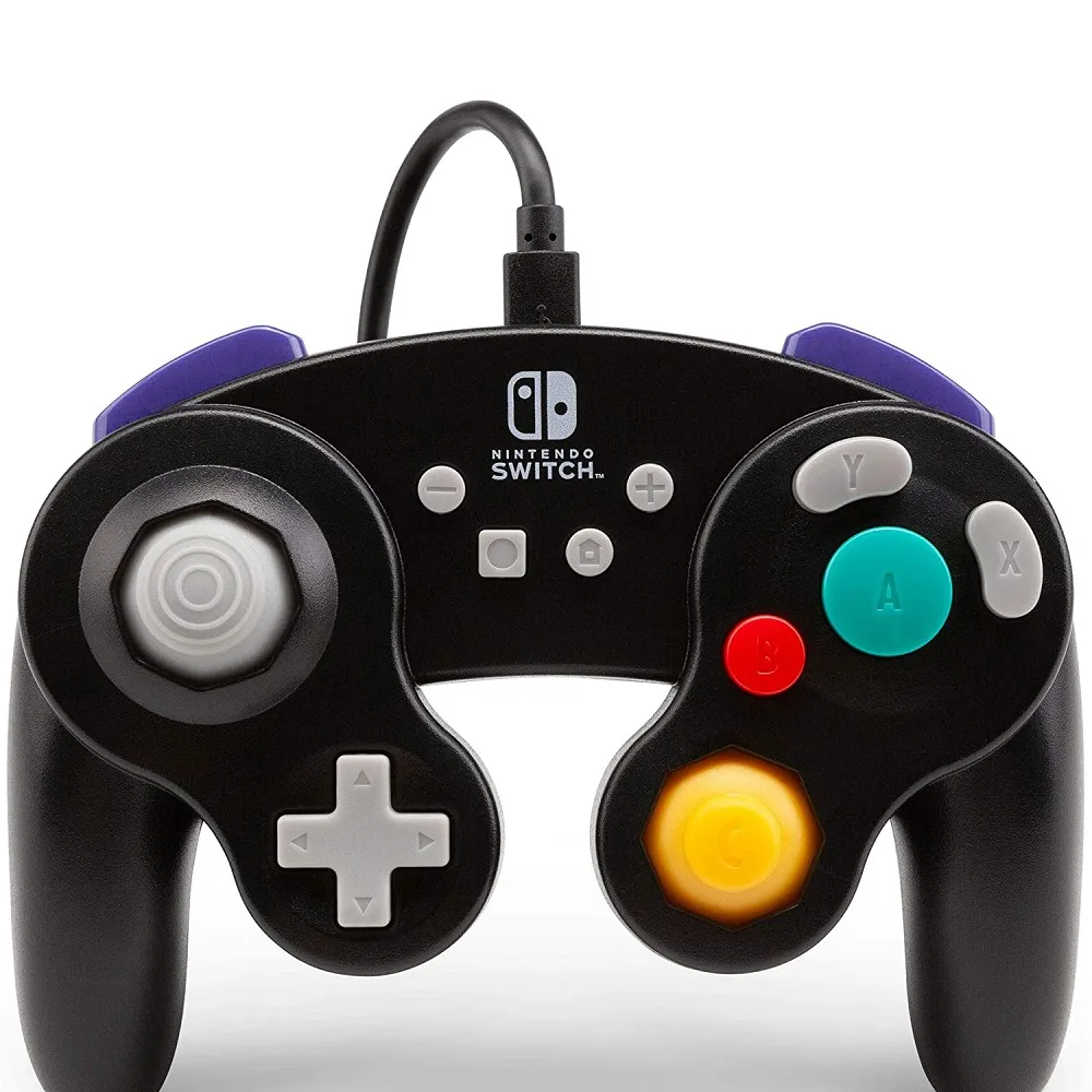 Controle PowerA GameCube Style Wired Preto (PWA-A-01892) -  Nintendo Switch