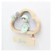 Menininho - 3 balões - Nuvem P - Porta Maternidade - Foto 3