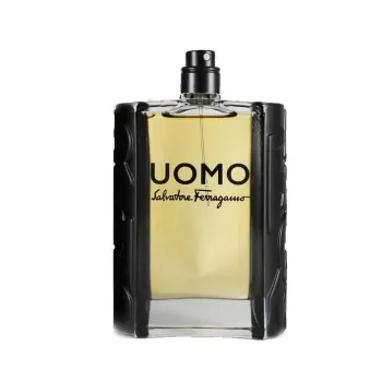 SALVATORE FERRAGAMO UOMO EDT 100ML - SEM TAMPA - CX PAPELÃO CRU