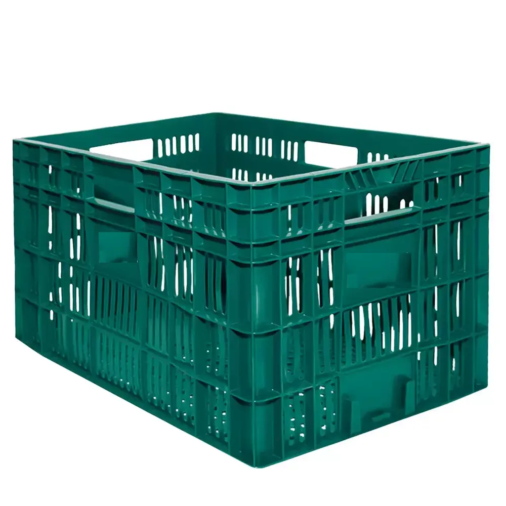Caixa Plástica Gruplast Horti Frutti Verde  20kg 50 Litros 