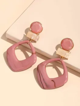 brincos de desenho geométrico