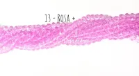 Fio de cristal Rosa Mais - 13