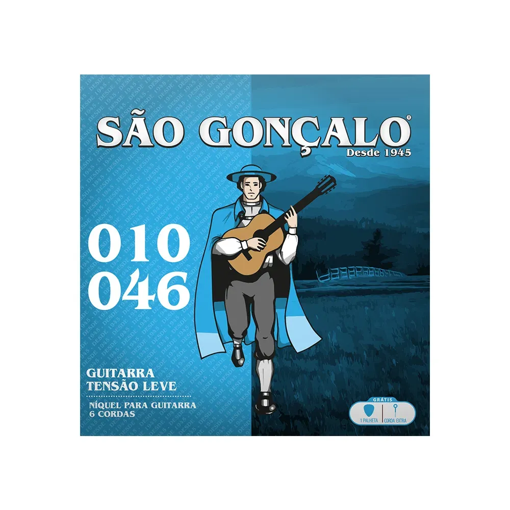 Jogo de Cordas para Guitarra São Gonçalo 010-046