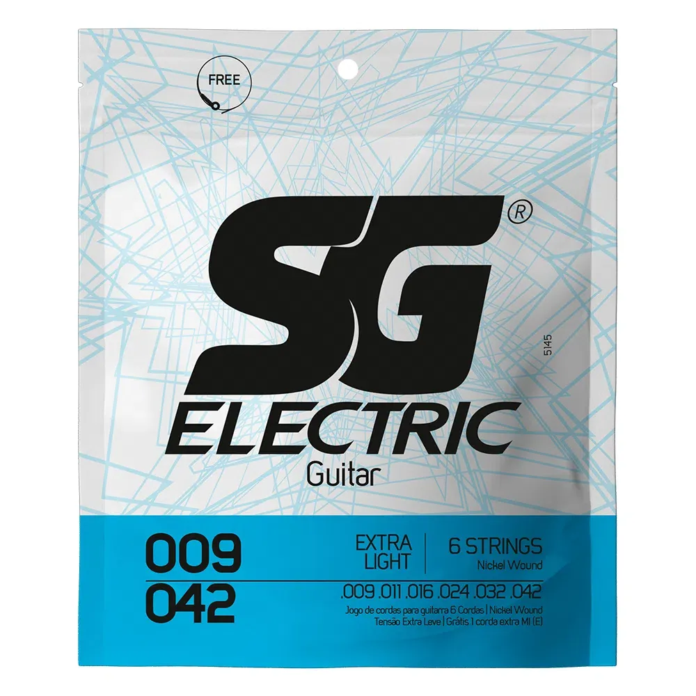 Jogo de Cordas para Guitarra SG 009-042