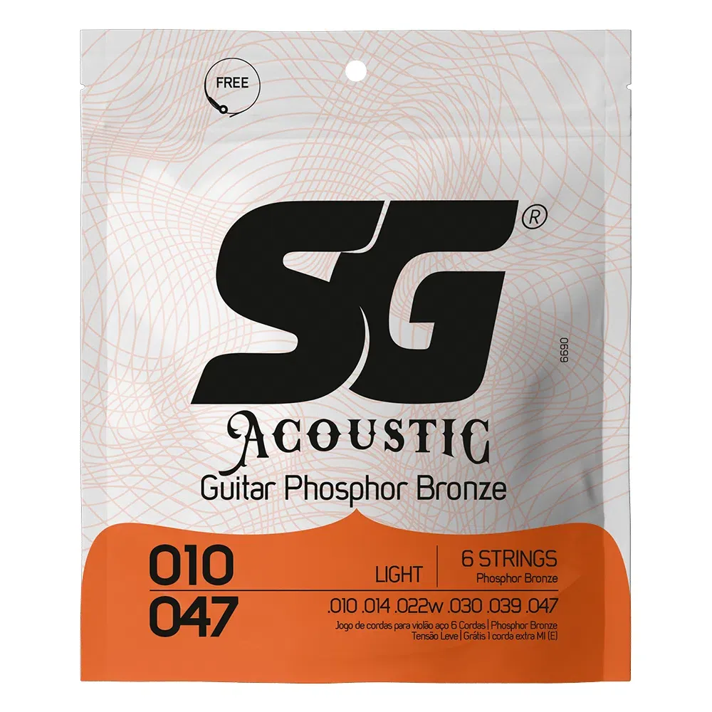 Jogo de Cordas para Violão Phosphor SG 010-047