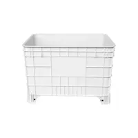 Caixa Plástica 372 Litros Empilhável  Sem Tampa- Branca - Foto 2