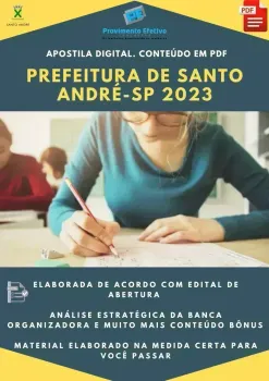 Apostila Prefeitura Santo André SP Psicólogo 2023