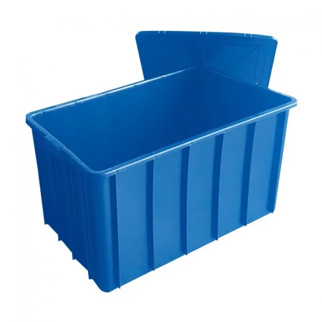 Caixa Plástica LAR 180L Empilhavel  Azul