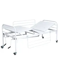 Cama Hospitalar 2 manivelas Santa Luzia