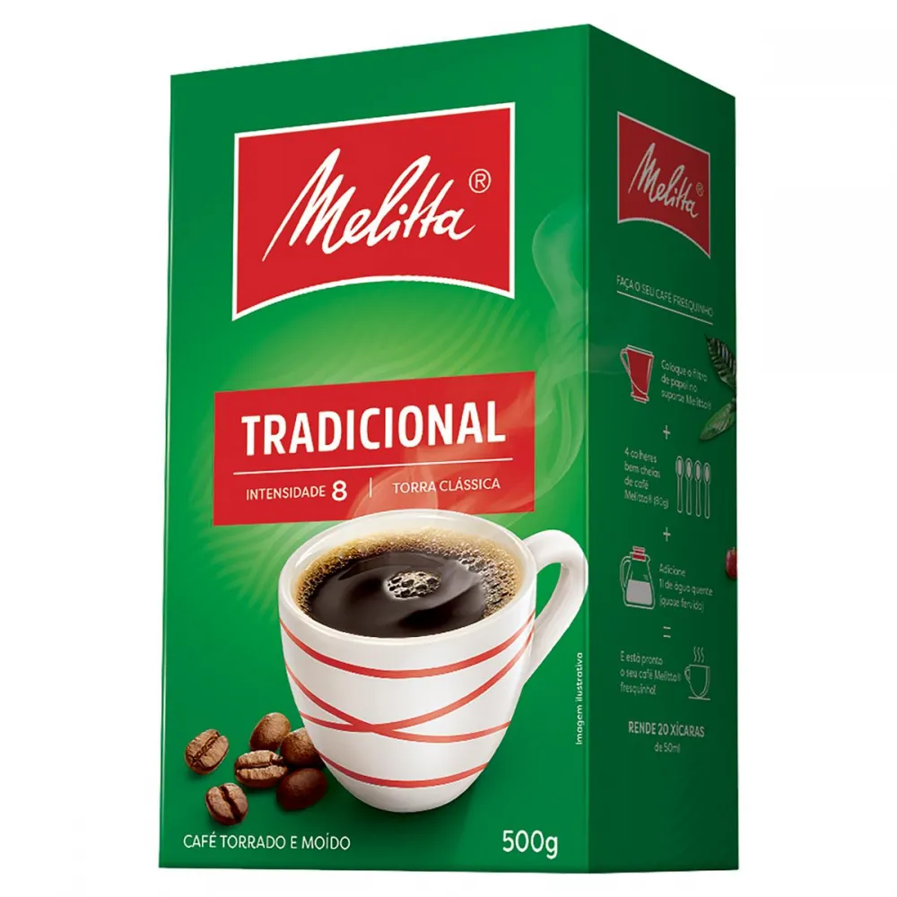 CAFÉ MELITTA 500G - TRADICIONAL  Imagem