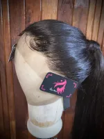 Lace HUMANA Versão Liso 50 cm 300 gramas Front HD humana AlBan cabelo brasileiro repartição LivreBig®  - Foto 21
