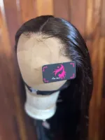 Lace HUMANA Versão Liso 50 cm 300 gramas Front HD humana AlBan cabelo brasileiro repartição LivreBig®  - Foto 31